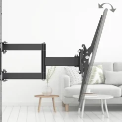TV-Wandhalterung, schwenkbar, neigbar, ausziehbar, 191 cm (75