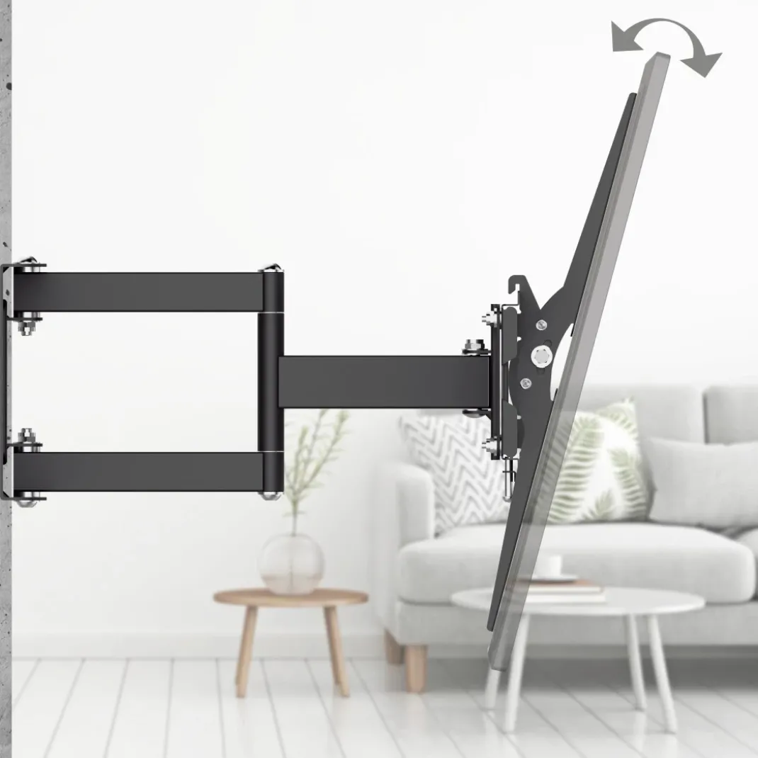 TV-Wandhalterung, schwenkbar, neigbar, ausziehbar, 191 cm (75") bis 40 kg