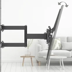 TV-Wandhalterung, schwenkbar, neigbar, ausziehbar, 165 cm (65") bis 35 kg