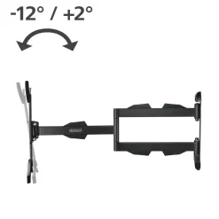 TV-Wandhalterung, schwenkbar, ausziehbar, langer Arm, 165cm (65