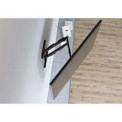 TV-Wandhalterung, schwenkbar, ausziehbar, langer Arm, 165cm (65
