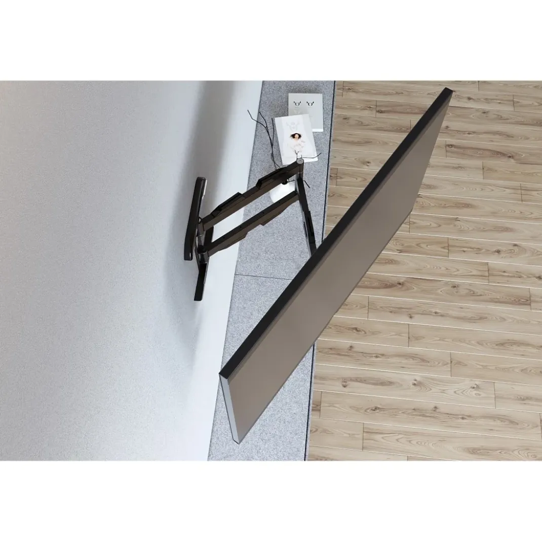 TV-Wandhalterung, schwenkbar, ausziehbar, langer Arm, 165cm (65"), bis 25kg
