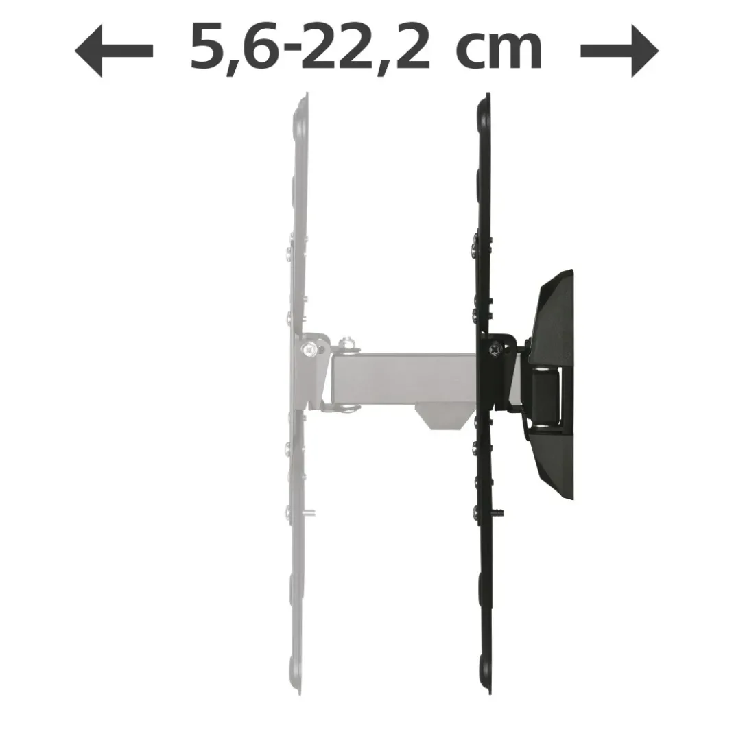 TV-Wandhalterung, schwenkbar, neigbar, 165 cm (65") bis 20 kg