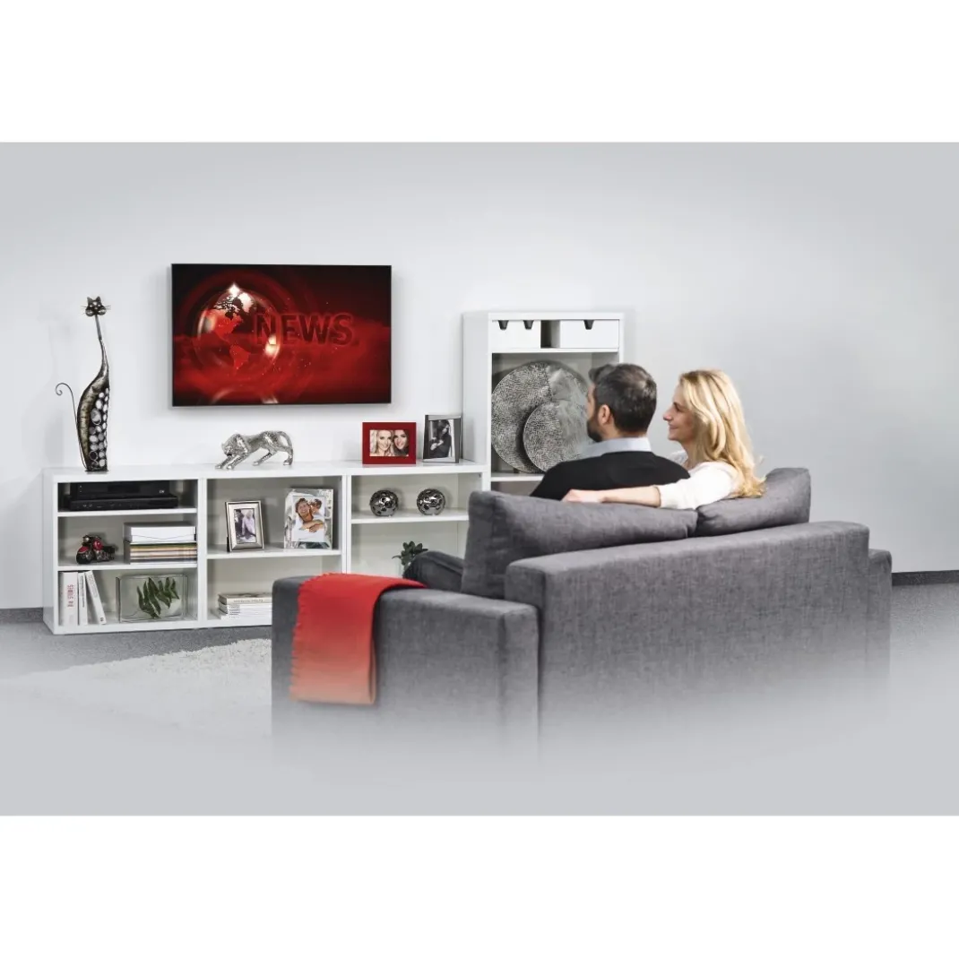 TV-Wandhalterung, starr, 191 cm (75") bis 40 kg, Wandabstand 2,3 cm