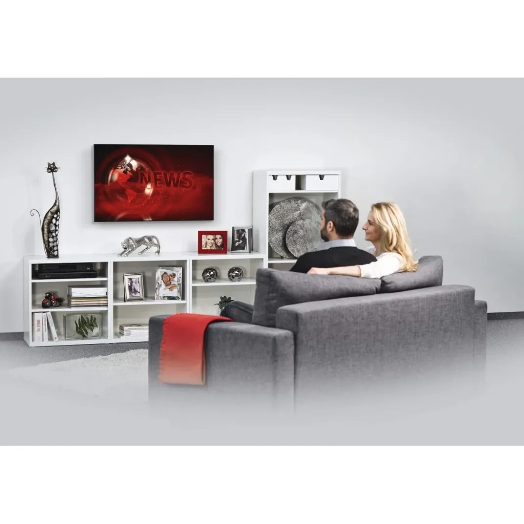 TV-Wandhalterung, starr, 165 cm (65") bis 35 kg, Wandabstand 2,3 cm
