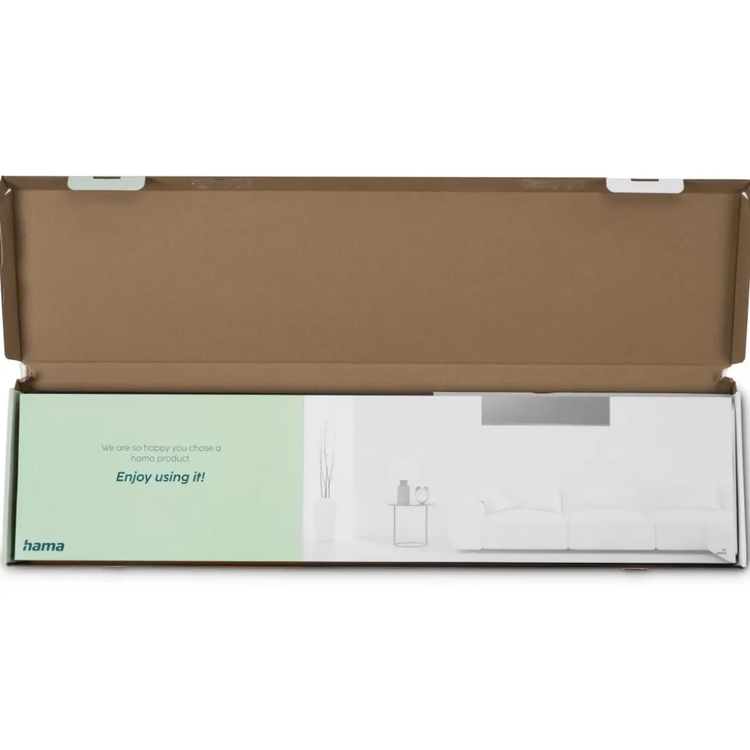 TV-Wandhalterung, starr, 229 cm (90") bis 100 kg, Wandabstand 2,6 cm