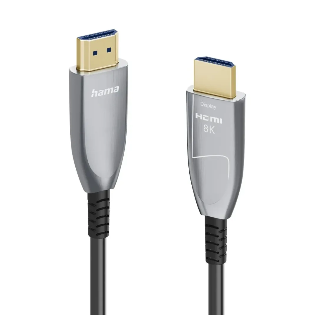 Ultra High Speed HDMI™-Kabel, Glasfaser, AOC, zertifiziert, 8K, Alu, 10 m