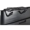 Universales Bildschirmregal für TV und Monitore, 30,0 x 12,7 cm, Schwarz