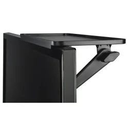 Universales Bildschirmregal für TV und Monitore, 30,0 x 12,7 cm, Schwarz