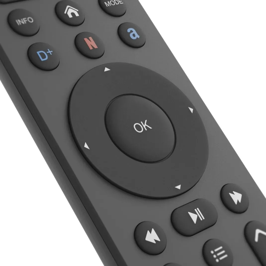 Universal-Fernbedienung TV, IR, Solar, für 8 Geräte, lernfähig, App-Tasten