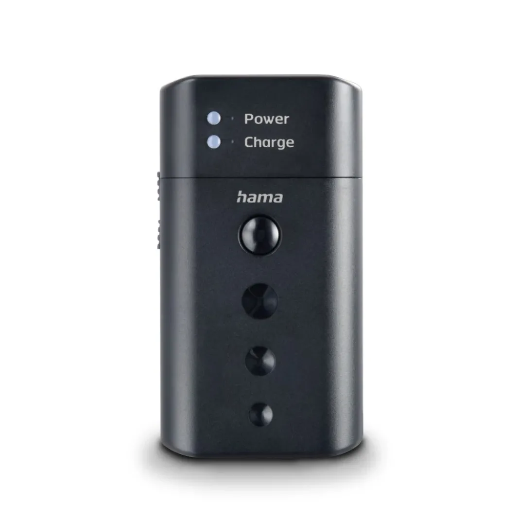 Universal-Ladegerät "Delta Travel" für Li-Ionen-Akkus, AA/AAA-Zellen, USB-C