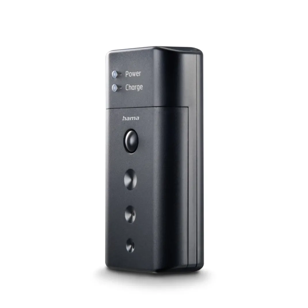 Universal-Ladegerät "Delta Travel" für Li-Ionen-Akkus, AA/AAA-Zellen, USB-C
