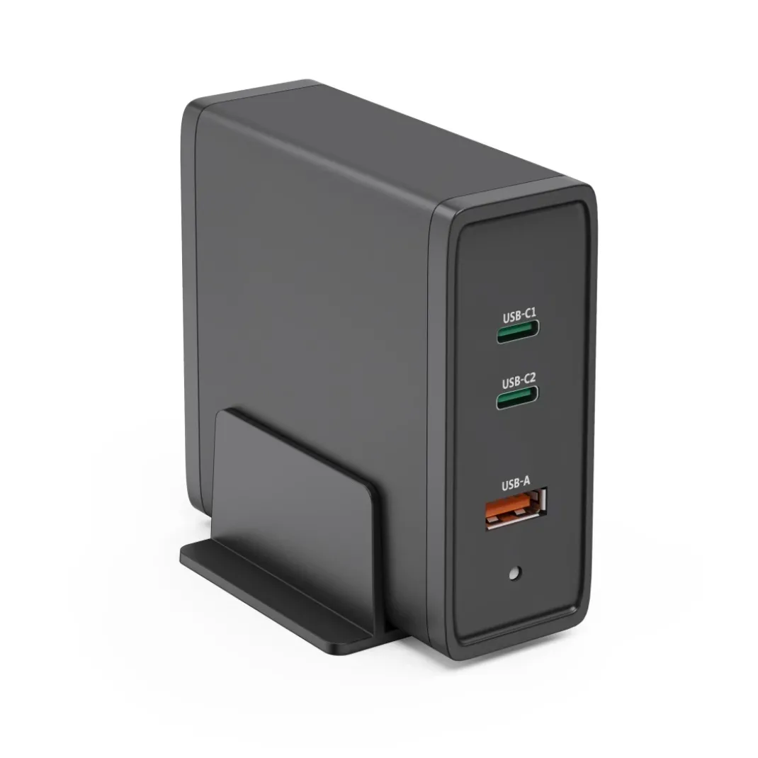 Universal-USB-C-Ladestation, GaN, 3 Ports, Power Delivery (PD), 5-28V/140W