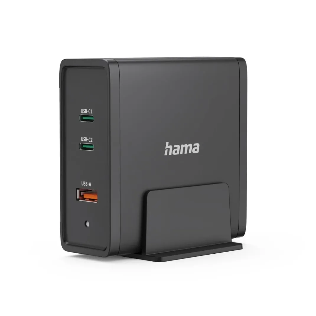 Universal-USB-C-Ladestation, GaN, 3 Ports, Power Delivery (PD), 5-28V/140W