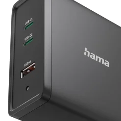 Universal-USB-C-Ladestation, GaN, 3 Ports, Power Delivery (PD), 5-28V/140W