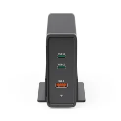 Universal-USB-C-Ladestation, GaN, 3 Ports, Power Delivery (PD), 5-28V/140W