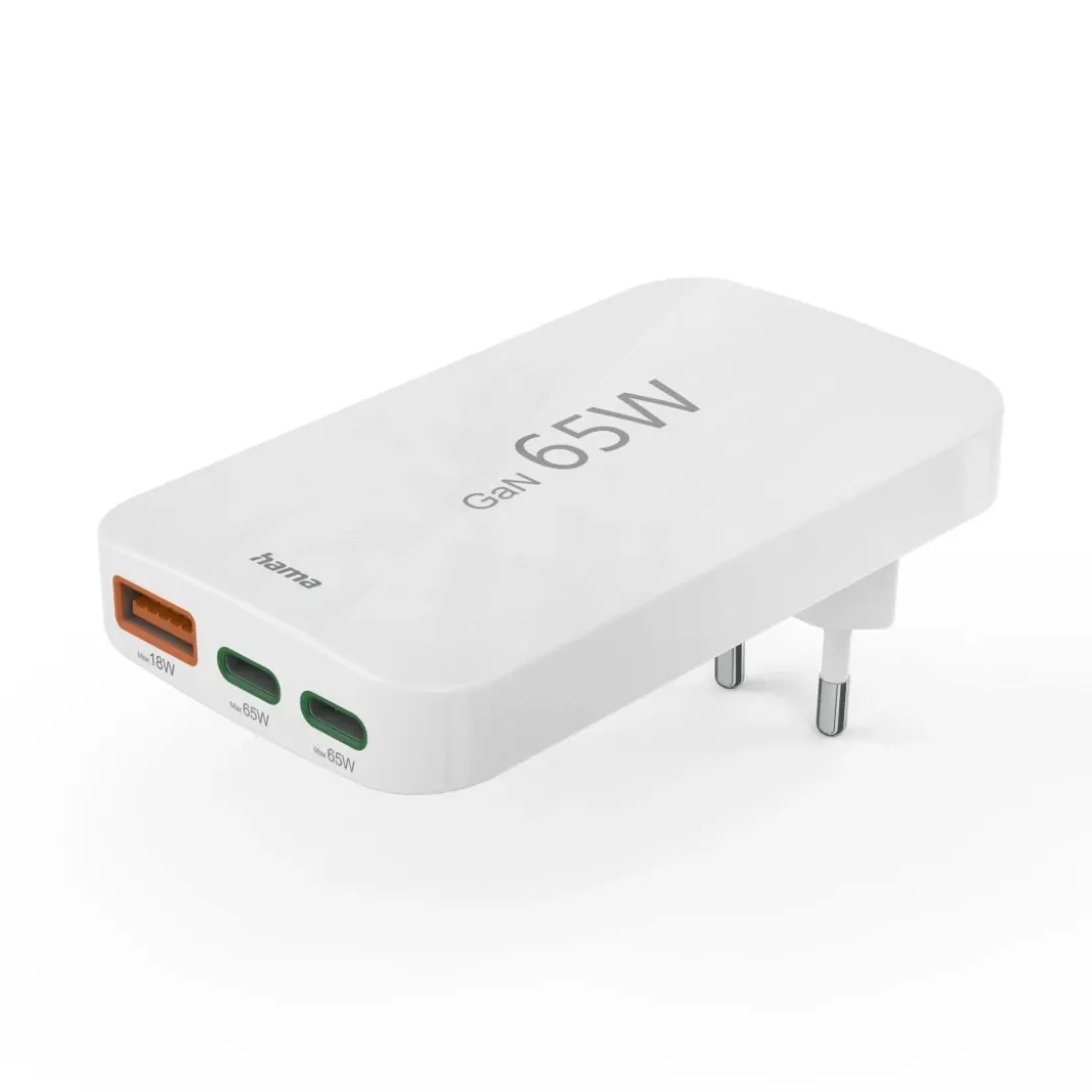 Universal-USB-C-Notebook-Netzteil, flaches Ladegerät, GaN, PD, 5-20V/65W