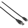 USB-2.0-Anschlusskabel, A-Stecker - Mini-B-St. (B8 Pin), 1,8 m, Schwarz