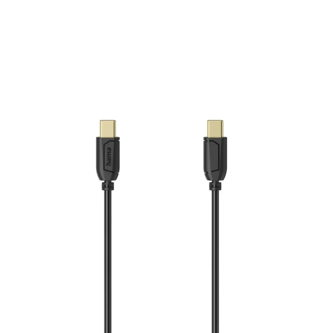 USB-C auf USB-C-Kabel "Flexi-Slim", USB 2.0, 480 Mbit/s, 0,75 m