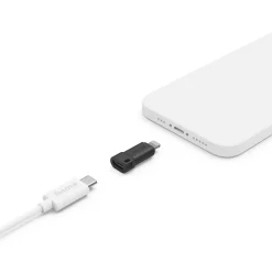 USB-C-Adapter auf Apple Lightning-Stecker, MFI, Schwarz