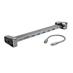 USB-C-Docking-Station "Connect2Office Basic", abnehmbare Standfüße, 9 Ports