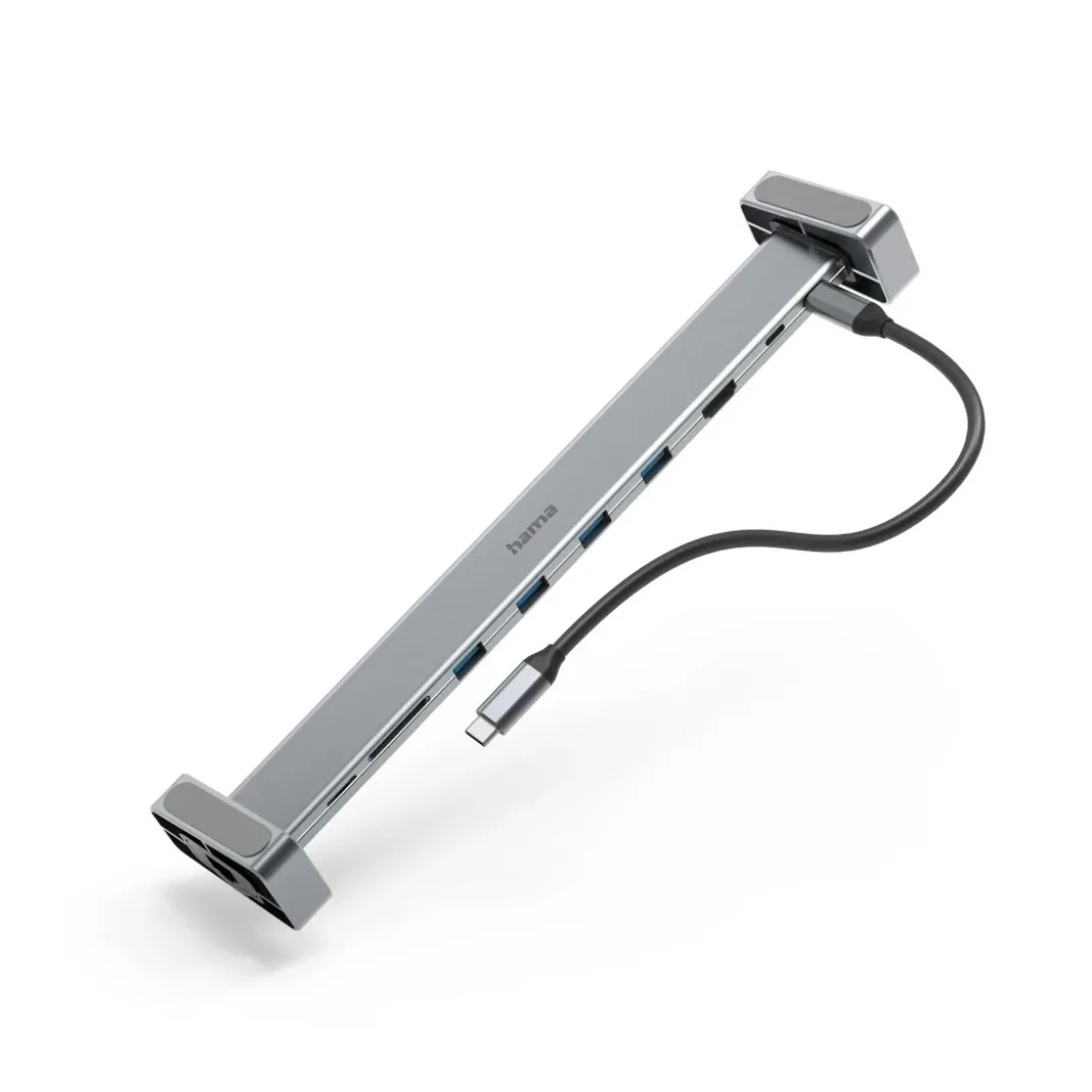 USB-C-Docking-Station "Connect2Office Basic", abnehmbare Standfüße, 9 Ports