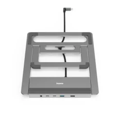 USB-C-Docking-Station "Connect2Office Stand", Notebook-Stand, 12 Ports