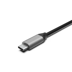 USB-C-Hub, 4 Ports, 2x USB-A, 2x USB-C, USB 3.2 Gen2, 10 Gbit/s, PD, Alu