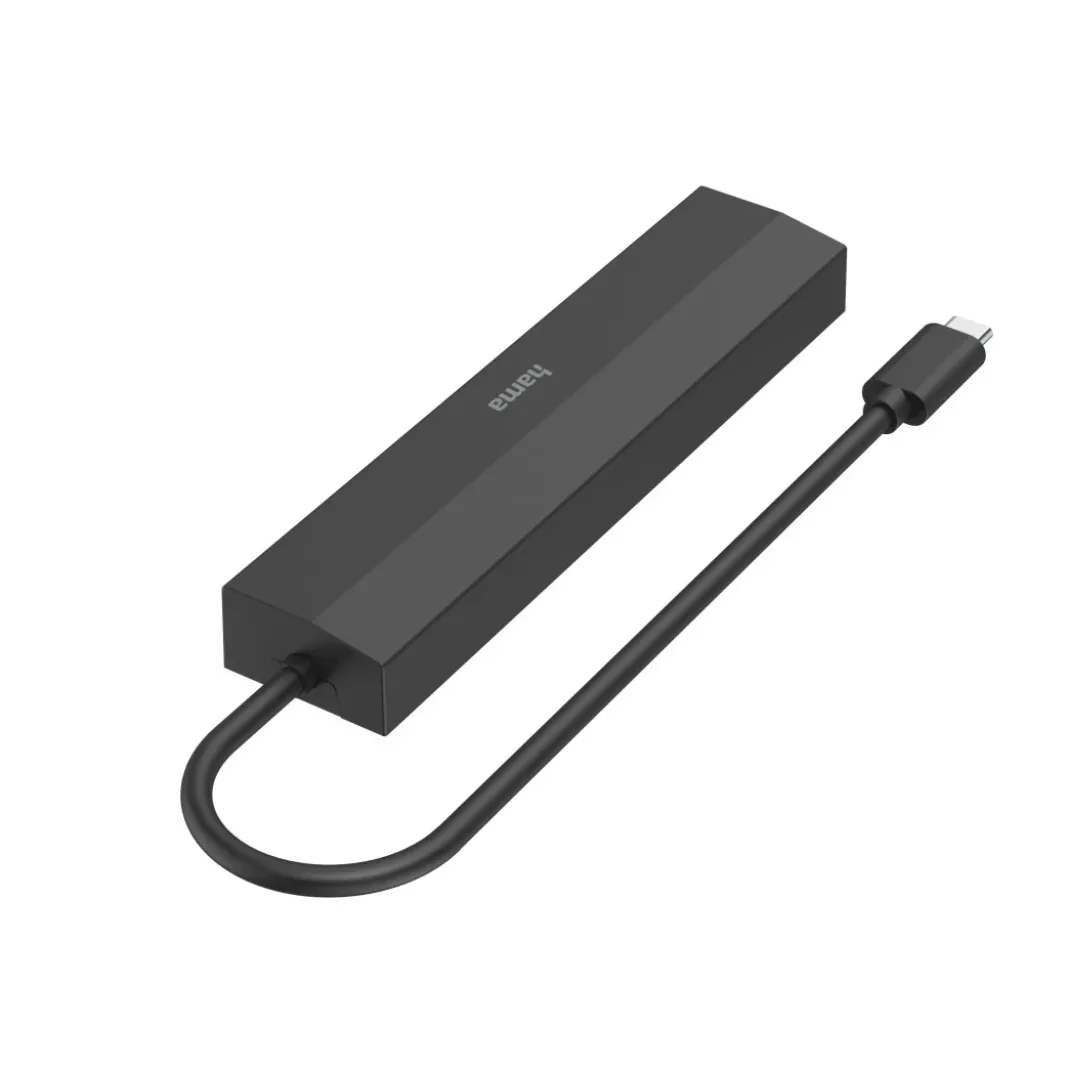 USB-C-Hub, Multiport, 6 Ports, 3x USB-A, USB-C, HDMI™, LAN/Ethernet