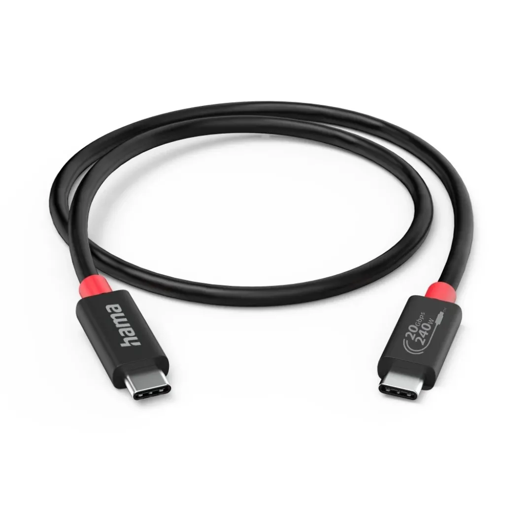 USB-C-Kabel, E-Marker, USB4 Gen2, 20 Gbit/s, 5 A, 240 W, 2,00 m