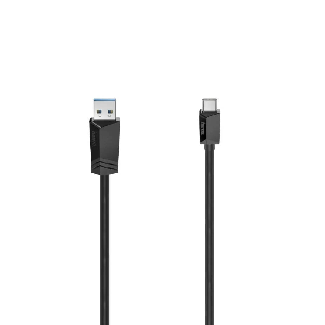 USB-C-Kabel, USB-C-Stecker - USB-A-Stecker, USB 3.2 Gen1, 5 Gbit/s, 3,00 m
