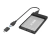 USB-Festplattengehäuse für 2,5" SSD- und HDD-Festplatten