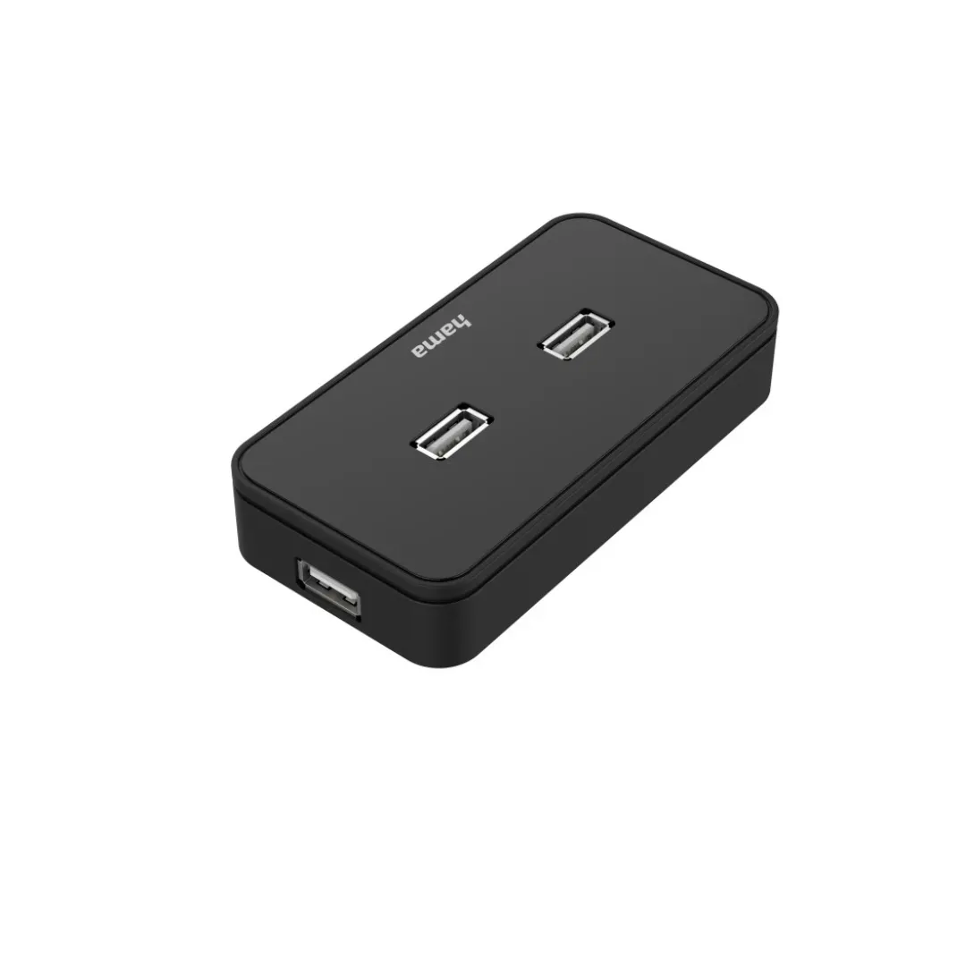 USB-Hub, 7 Ports, USB 2.0, 480 Mbit/s, inkl. Kabel und Netzteil