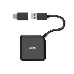 USB-Hub, 4 Ports, USB 3.2 Gen1, 5 Gbit/s, inkl. USB-C Adapter