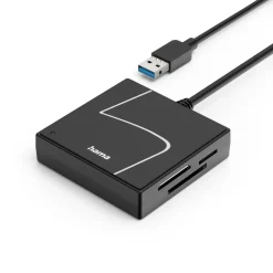 USB-Kartenleser, USB-A, mit USB-C-Adapter, USB 3.2 Gen1, SD/micro SD/CF/MS