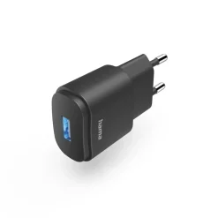 USB-Ladegerät, USB-A-Netzteil, Universaladapter, LED-Anzeige, 6 W, Schwarz
