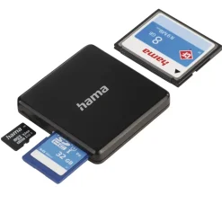 USB-3.0-Multi-Kartenleser, SD/microSD/CF, Schwarz