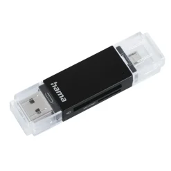 USB-2.0-OTG-Kartenleser "Basic", SD/microSD, Schwarz