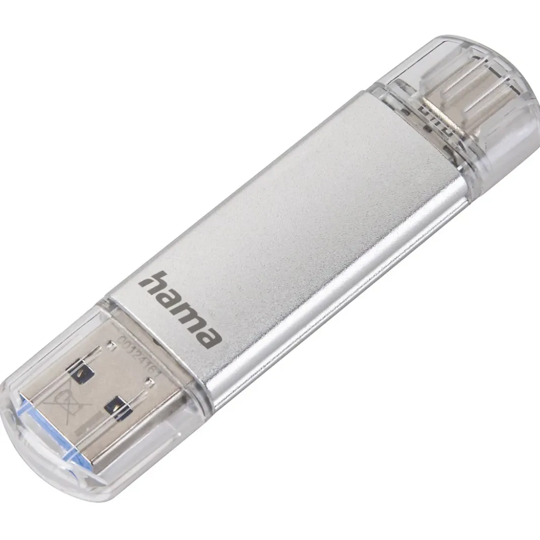 USB-Stick "C-Laeta", USB-C 3.2 Gen 1, 64GB, 40 MB/s, Silber