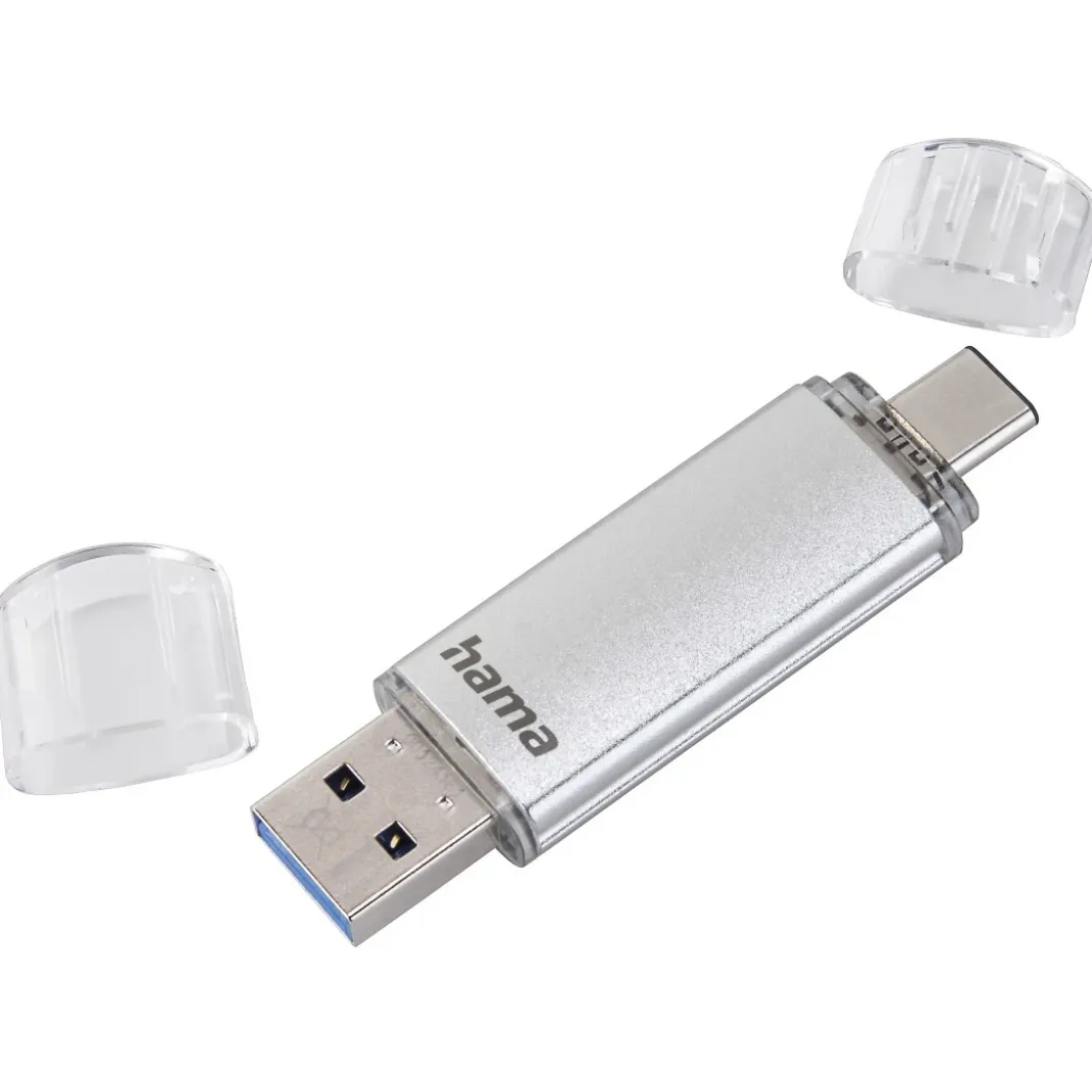 USB-Stick "C-Laeta", USB-C 3.2 Gen 1, 64GB, 40 MB/s, Silber