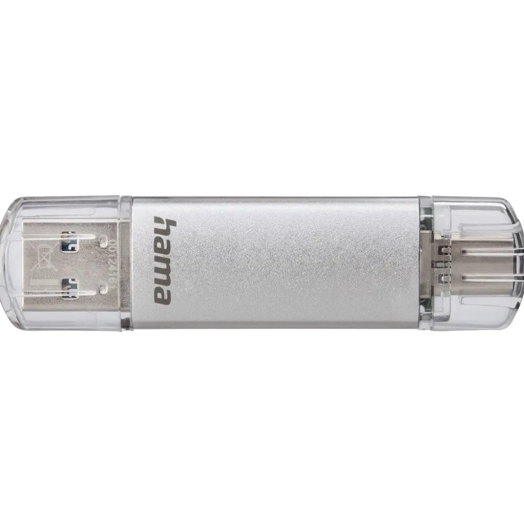 USB-Stick "C-Laeta", USB-C 3.2 Gen 1, 64GB, 40 MB/s, Silber