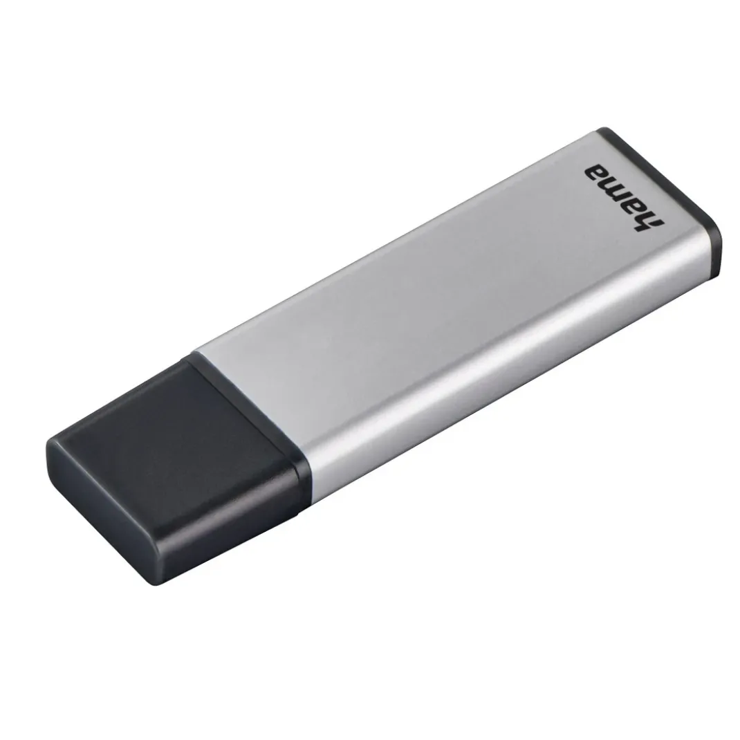 USB-Stick "Classic", USB 3.2 Gen 1, 128GB, 90 MB/s, Silber