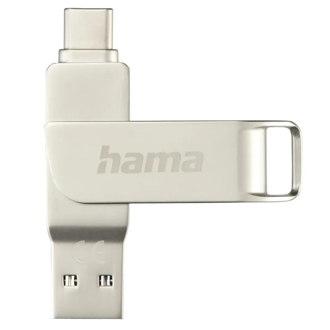 USB-Stick "C-Rotate Pro", USB-C USB 3.2 Gen1, 32GB, 70 MB/s, Silber