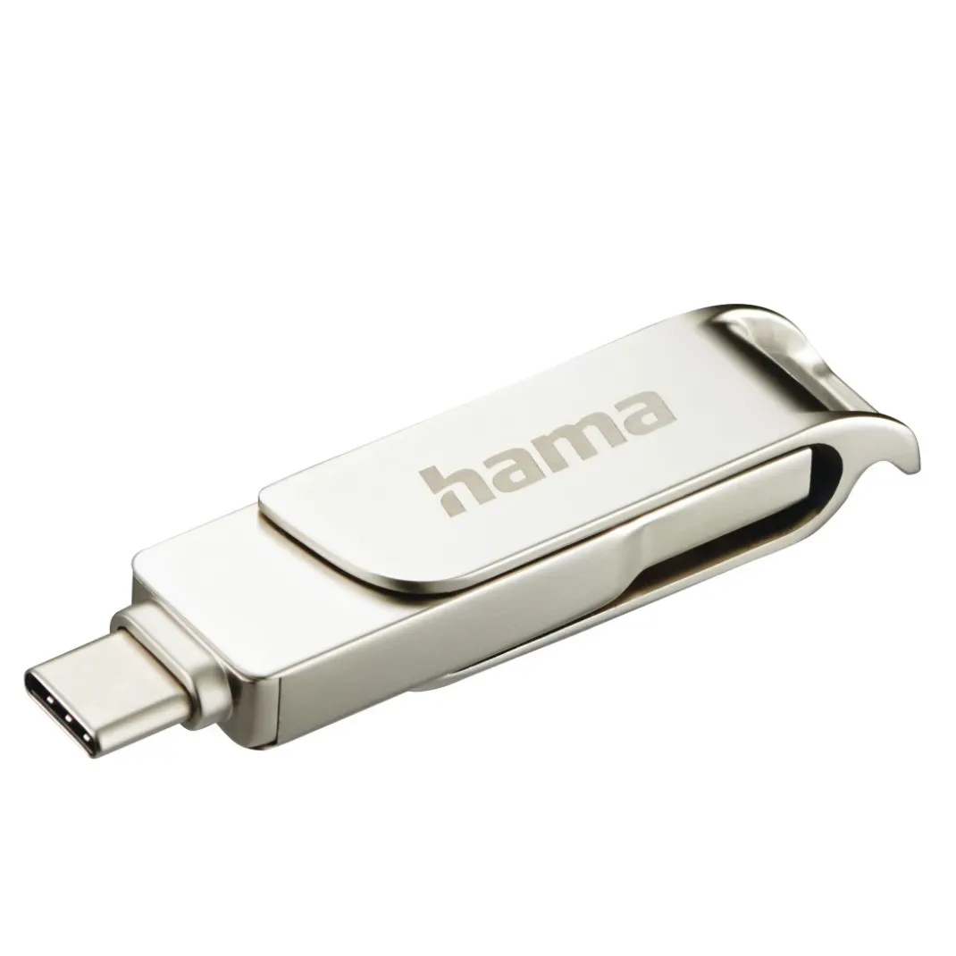 USB-Stick "C-Rotate Pro", USB-C USB 3.2 Gen1, 512GB, 100MB/s, Silber