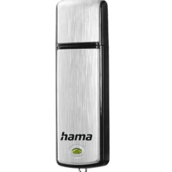 USB-Stick "Fancy", USB 2.0, 16 GB, 10MB/s, Schwarz/Silber