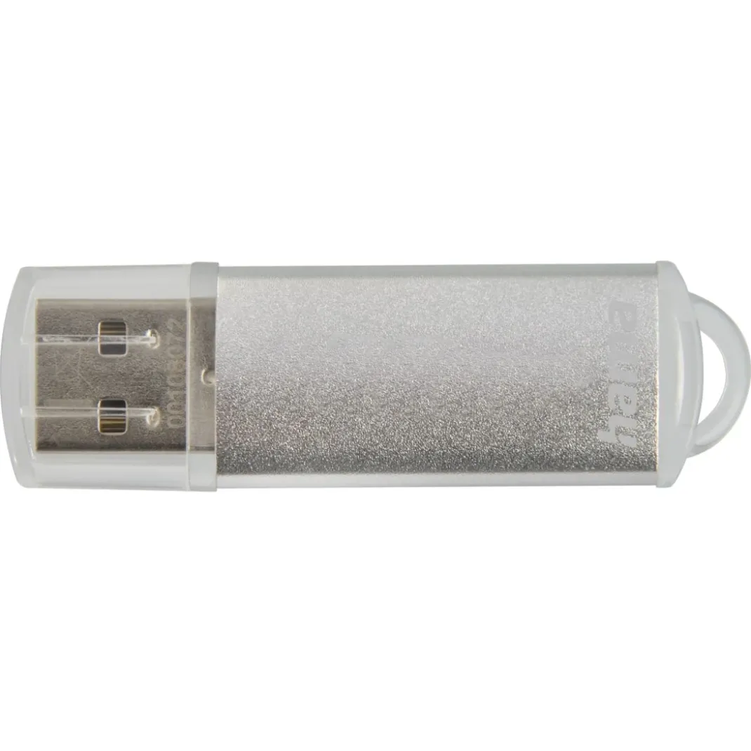 USB-Stick "Laeta", USB 2.0, 128 GB, 15MB/s, Silber