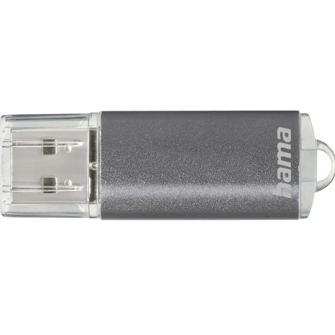 USB-Stick "Laeta", USB 2.0, 16 GB, 10MB/s, Grau