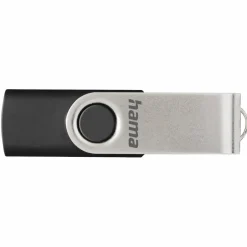USB-Stick "Rotate", USB 2.0, 32GB, 10MB/s, Schwarz/Silber