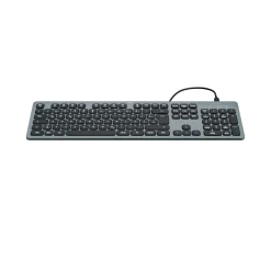USB-Tastatur "CK-400", beleuchtet, kabelgebunden, Schwarz, QWERTZ DE