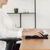 Vertikale, ergonomische Funkmaus "EMW-500", 6 Tasten, Schwarz